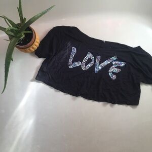 LOVE crop top